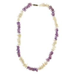 Mi Amore Statement-Necklace Purple/White