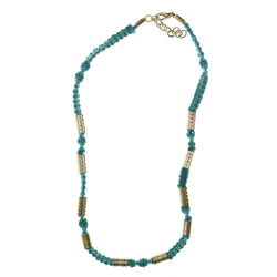 Mi Amore Statement-Necklace Gray/Gold-Tone