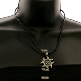 Mi Amore Pendant-Necklace Silver-Tone/Black