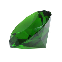 Mi Amore Crystal Jewel Shaped Decorative-Paper-Weight Green