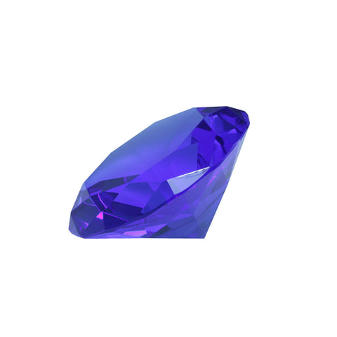 Mi Amore Crystal Jewel Shaped Decorative-Paper-Weight Blue