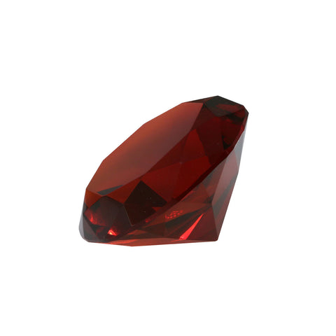 Mi Amore Crystal Jewel Shaped Decorative-Paper-Weight Red