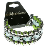 Mi Amore Adjustable Fashion-Bracelet Multicolor/Silver-Tone