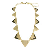 Mi Amore Glitter Bling Collar-Necklace Gold-Tone/Black