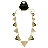 Mi Amore Glitter Bling Collar-Necklace Gold-Tone/Black