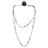 Mi Amore Adjustable Layered-Necklace Multicolor/Black