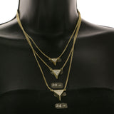 Mi Amore Adjustable Layered-Necklace Gold-Tone