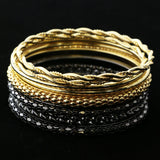 Erica Lyons Designer Bracelet-Set Gold-Tone/Silver-Tone