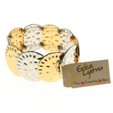 Erica Lyons Designer Stretch-Bracelet Gold-Tone/Silver-Tone