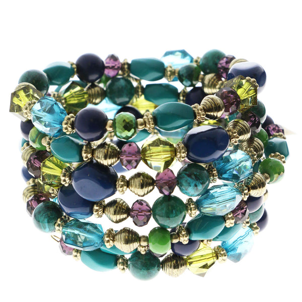Erica Lyons Designer Coil-Bracelet Multicolor/Gold-Tone