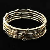 Erica Lyons Designer Bracelet-Set Gold-Tone
