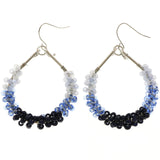 Erica Lyons Dangle-Earrings Silver-Tone/Blue