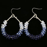 Erica Lyons Dangle-Earrings Silver-Tone/Blue