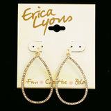 Erica Lyons Dangle-Earrings Gold-Tone