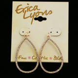 Erica Lyons Dangle-Earrings Copper-Tone