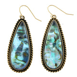 Erica Lyons Dangle-Earrings Gold-Tone/Blue