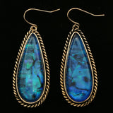 Erica Lyons Dangle-Earrings Gold-Tone/Blue