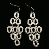 Erica Lyons Dangle-Earrings Silver-Tone