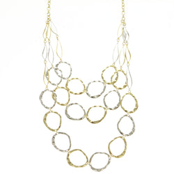 Erica Lyons Adjustable Layered-Necklace Gold-Tone/Silver-Tone