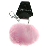 Mi Amore Crystal Split-Ring-Keychain Pink