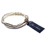 Mi Amore 3 Bracelet set Stretch-Bracelet Gold-Tone
