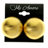Gold-Tone Metal Clip-On-Earrings #LQC310