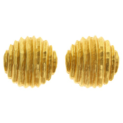 Gold-Tone Metal Clip-On-Earrings #LQC350