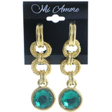 Mi Amore Clip-On-Earrings Gold-Tone/Green