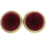 Mi Amore Clip-On-Earrings Gold-Tone/Red