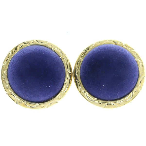 Mi Amore Clip-On-Earrings Gold-Tone/Blue