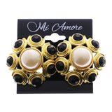 Mi Amore Clip-On-Earrings Gold-Tone/Multicolor