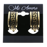 Mi Amore Clip-On-Earrings Gold-Tone/Black