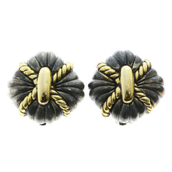 Mi Amore Clip-On-Earrings Silver-Tone/Gold-Tone