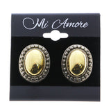 Mi Amore Clip-On-Earrings Gold-Tone/Silver-Tone