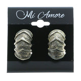 Mi Amore Clip-On-Earrings Silver-Tone