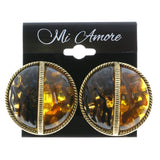 Mi Amore Clip-On-Earrings Gold-Tone/Yellow