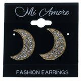 Colorful Moon Stud-Earrings