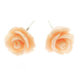 Colorful Rose Flower Stud-Earrings LQE1500