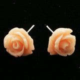 Colorful Rose Flower Stud-Earrings LQE1500