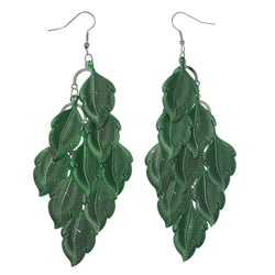 Colorful Leaf Chandelier-Earrings