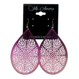 Ombre Dangle-Earrings Pink Color #LQE1610