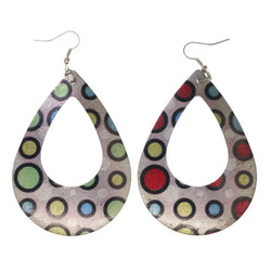 Colorful  Polka Dots Dangle-Earrings #LQE1614