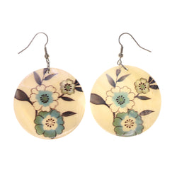 Colorful  Flower Dangle-Earrings #LQE1643