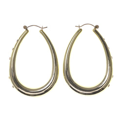 Gold-Tone Acrylic Dangle-Earrings #LQE1655