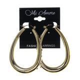 Gold-Tone Acrylic Dangle-Earrings #LQE1655