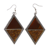 Colorful  Glitter Sparkle Dangle-Earrings #LQE1656