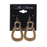 Gold-Tone Metal Dangle-Earrings #LQE1661