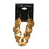 Gold-Tone Metal Dangle-Earrings #LQE1669