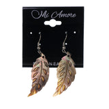 Colorful  Leaf Shell Dangle-Earrings #LQE1738