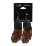 Colorful  Feather Dangle-Earrings #LQE1768